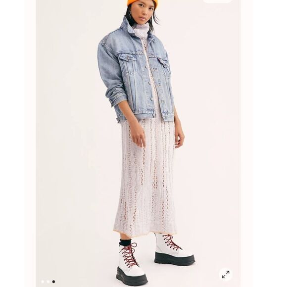 NWT Free People Pirouette Maxi Alpaca Blend Sweater Dress - Picture 3 of 3